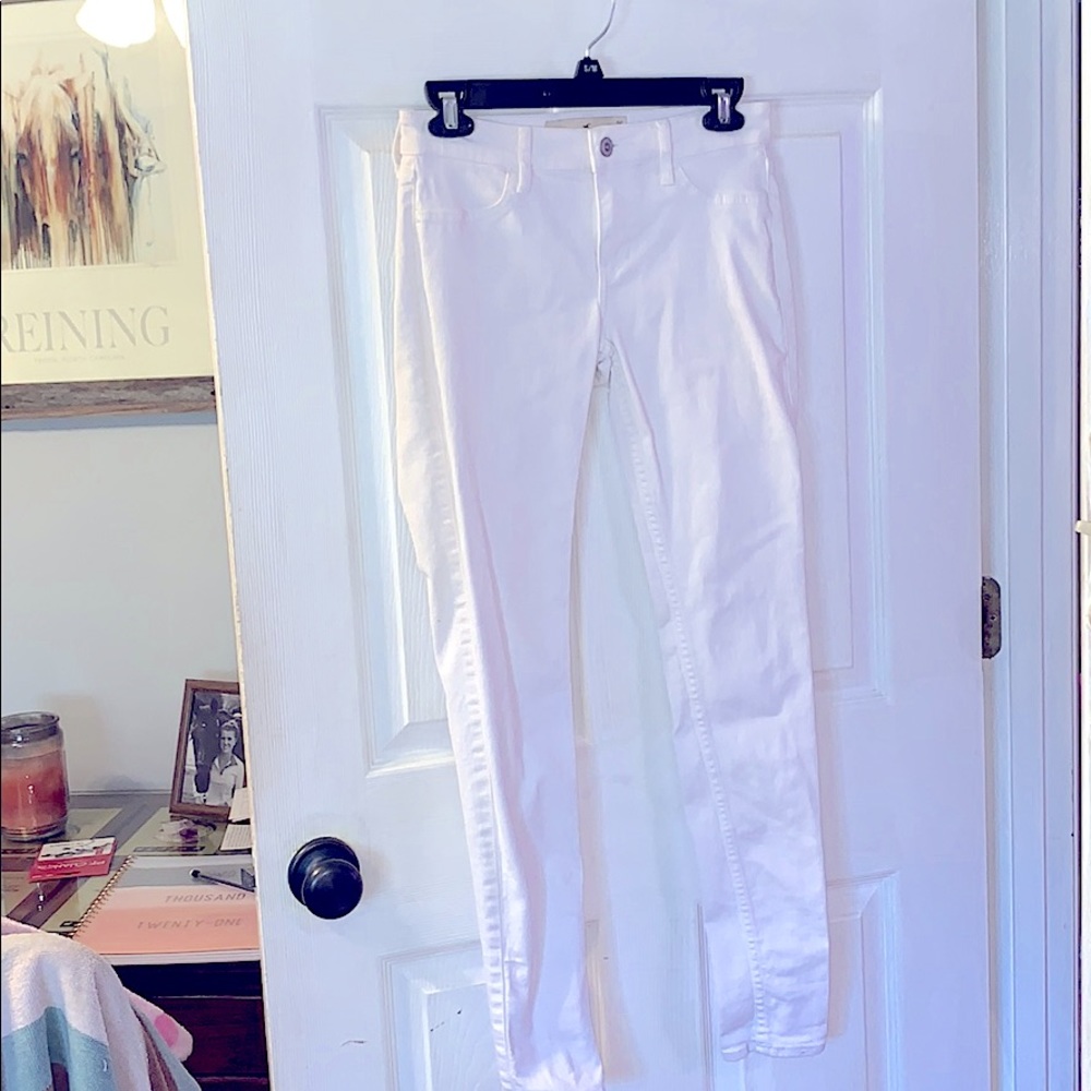 Hollister Super Skinny White Jeans